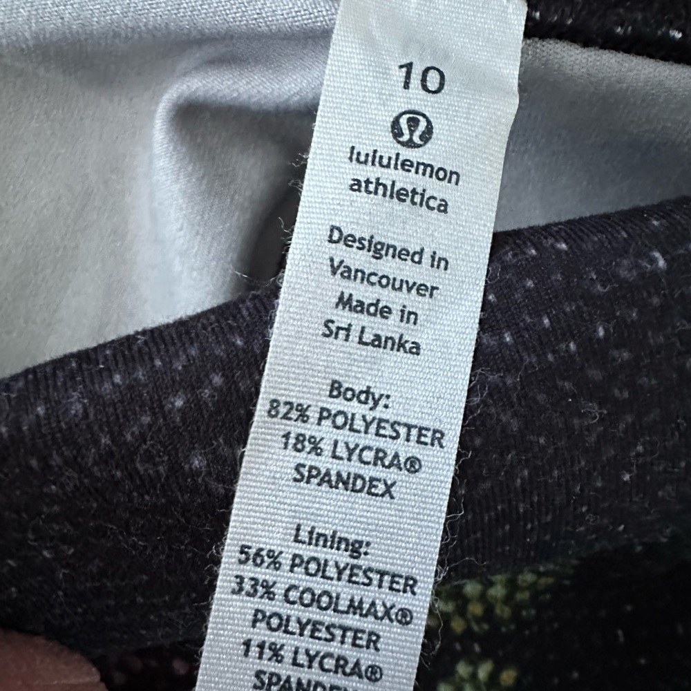 lululemon Wunder under Leggings with Garden party Floral Design ladies size 10 - Picture 3 of 8